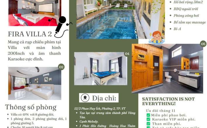 Fira Villa 3 - Phòng Chiếu Phim Màn Hình 200 In