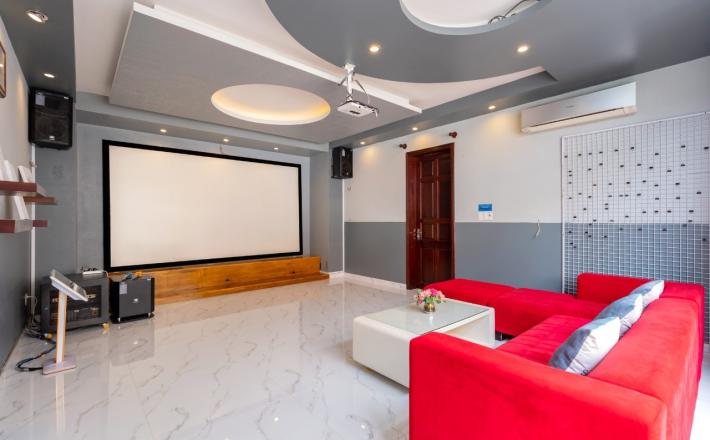 Fira Villa 3 - Phòng Chiếu Phim Màn Hình 200 In
