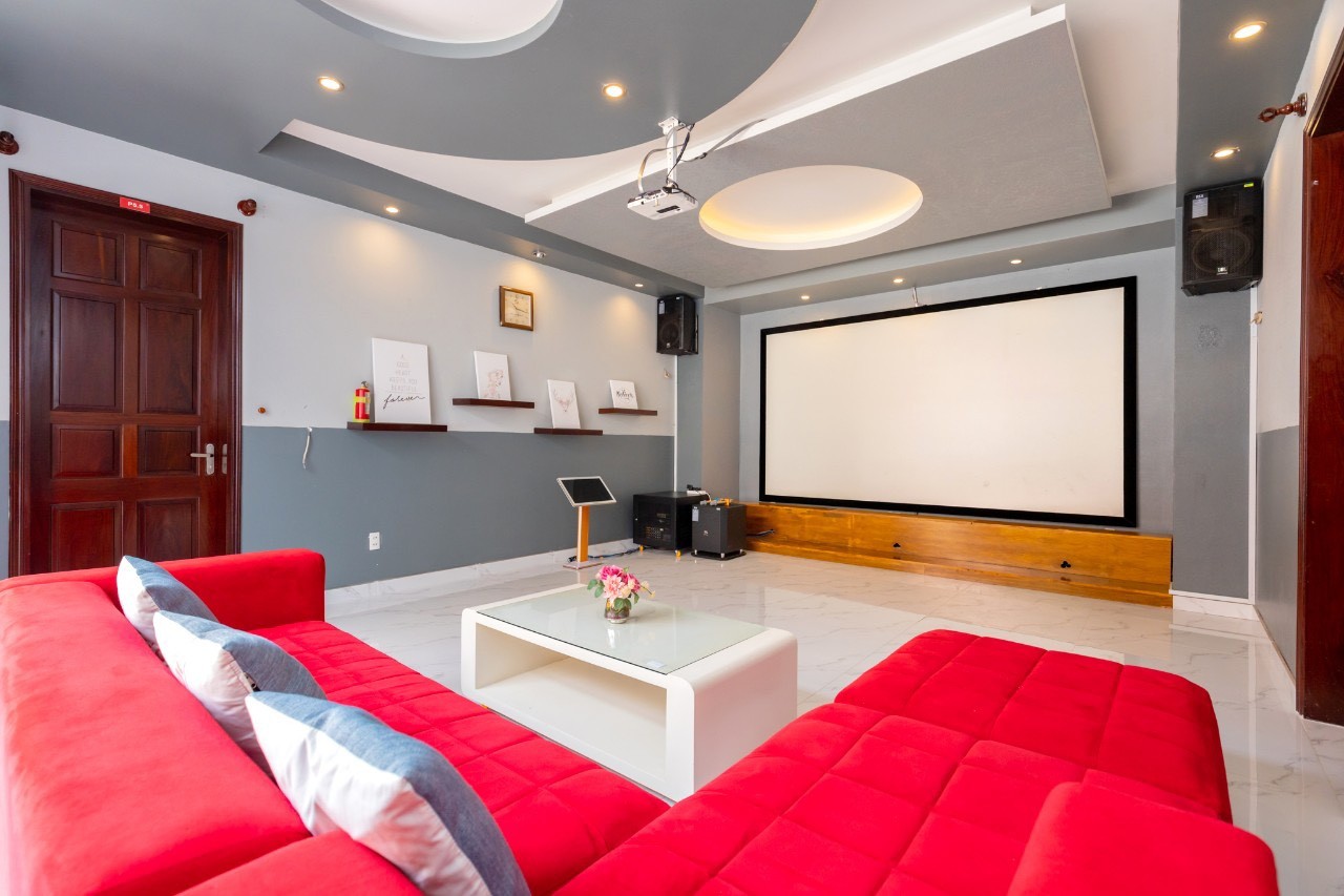 Fira 3 Villa Hồ Bơi Vũng Tàu Gần Biển, máy chiếu phim 200 in