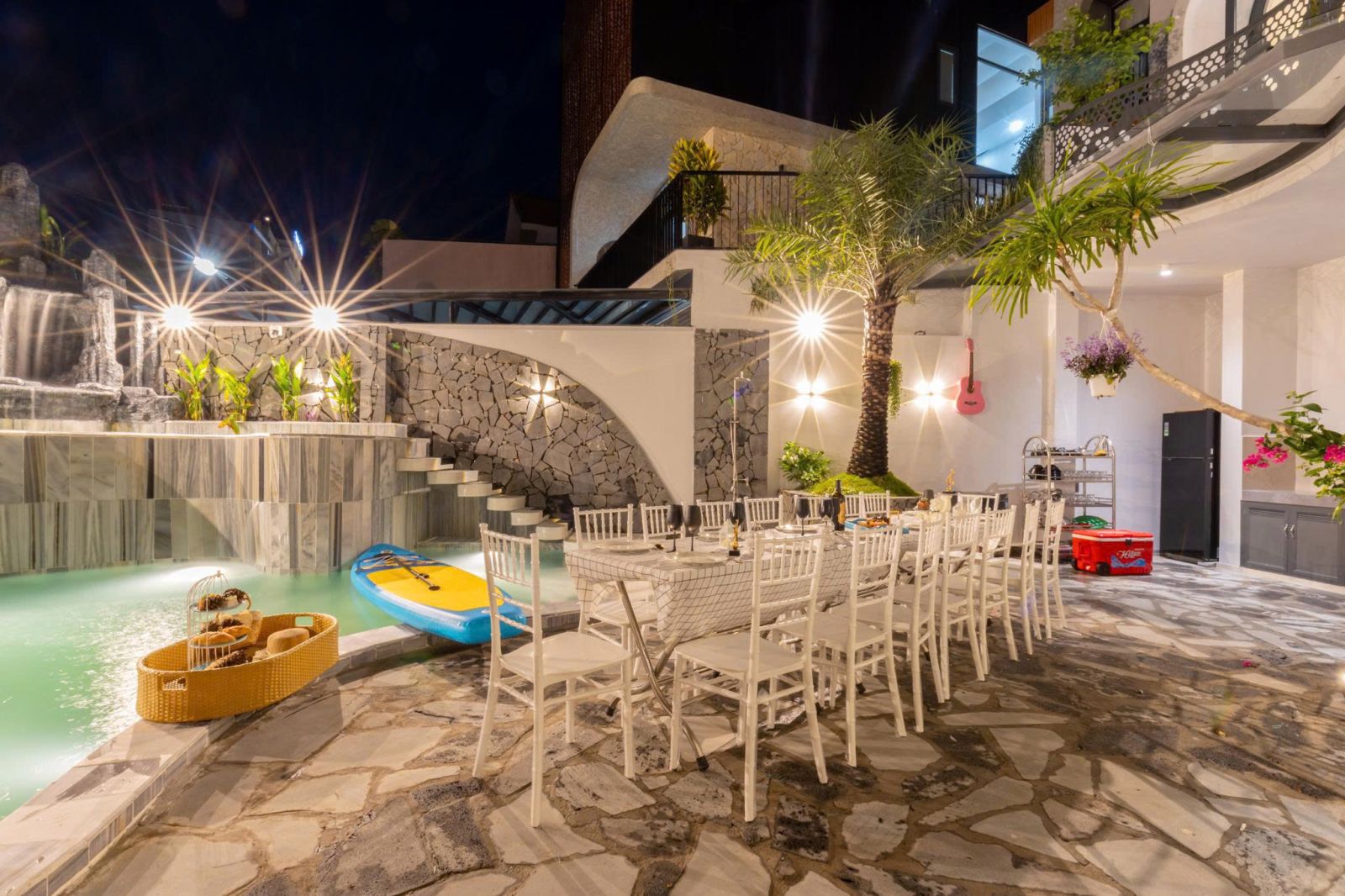 Đàn Villa Resort Mini Vũng Tàu tiệc BBQ