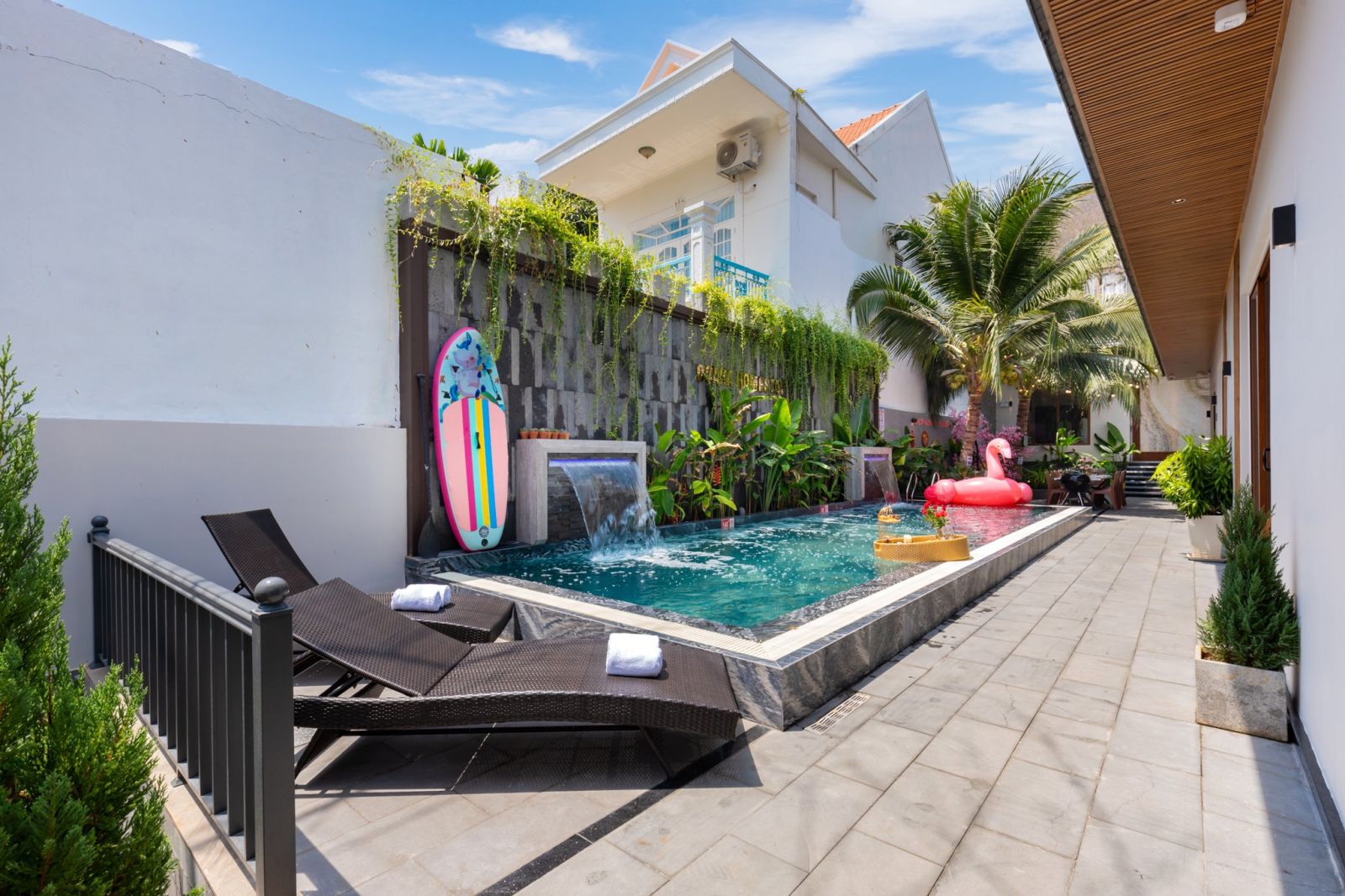 164 Phan Chu Trinh Villa Trệt Không Lầu, hồ bơi to nước sạch