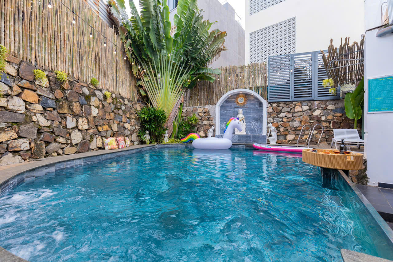 33 Phan Huy Ích Villa Trệt Không Lầu, hồ bơi sạch đẹp